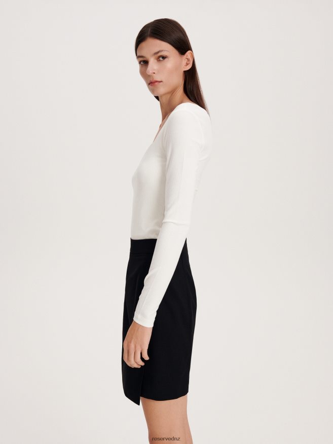 Reserved Women Mini Skirt P6H08T72 Apparel Black