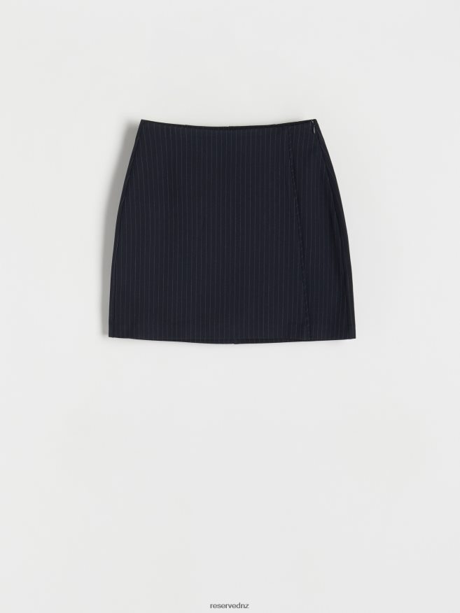 Reserved Women Mini Skirt P6H08T816 Apparel Navy