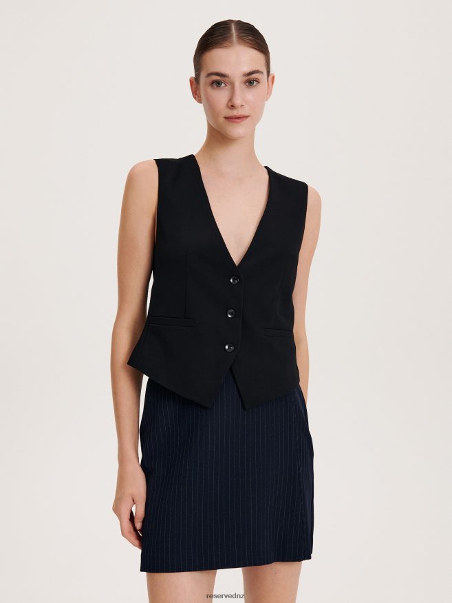 Reserved Women Mini Skirt P6H08T816 Apparel Navy