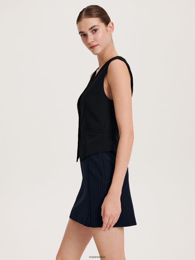 Reserved Women Mini Skirt P6H08T816 Apparel Navy