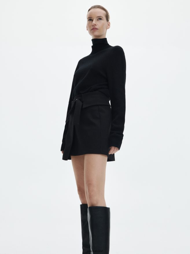 Reserved Women Mini Skirt P6H08T849 Apparel Black