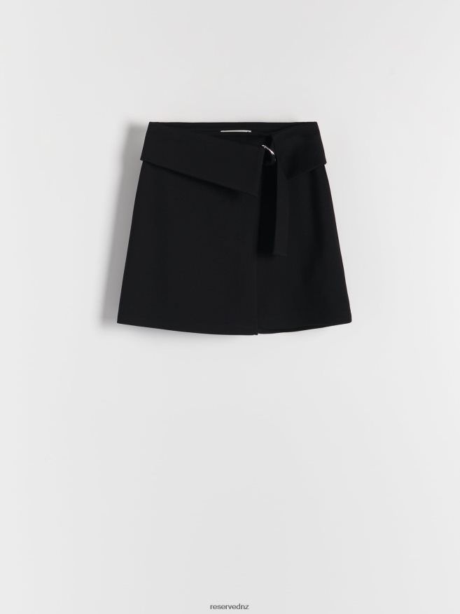 Reserved Women Mini Skirt P6H08T849 Apparel Black