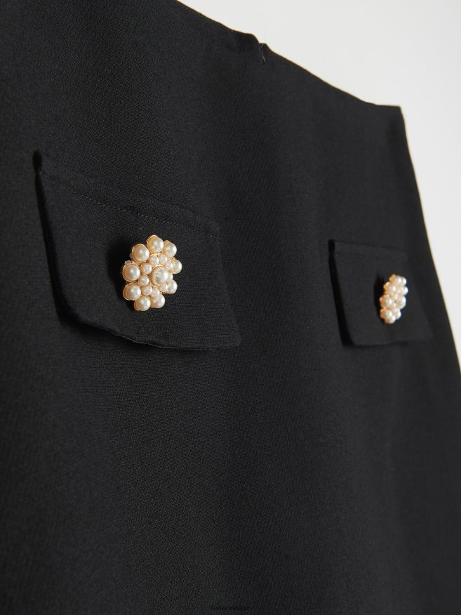 Reserved Women Mini Skirt P6H08T857 Apparel Black