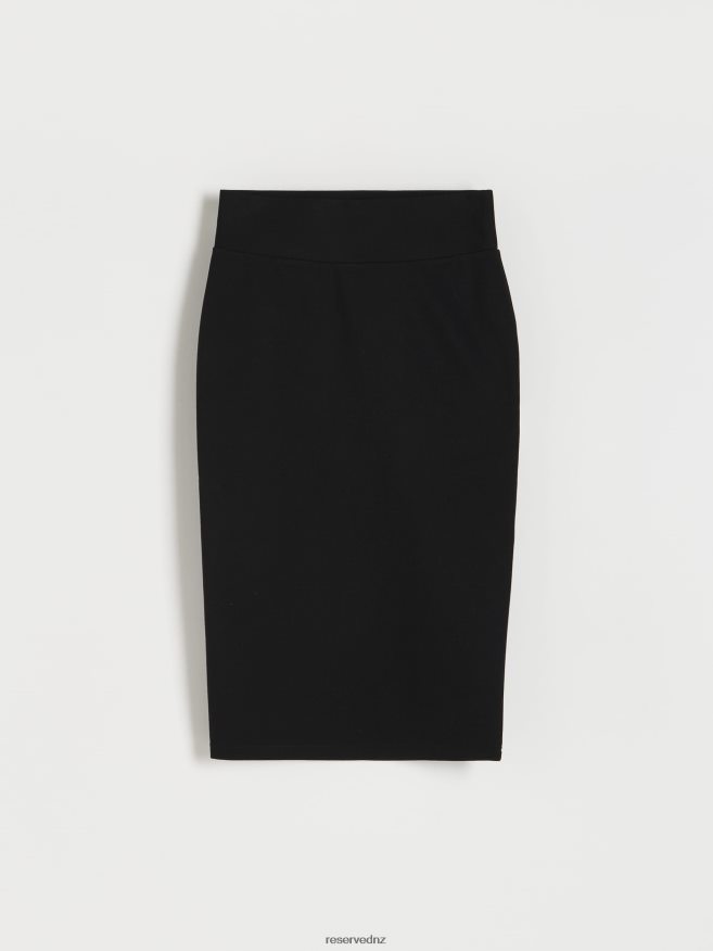 Reserved Women Pencil Skirt P6H08T847 Apparel Black