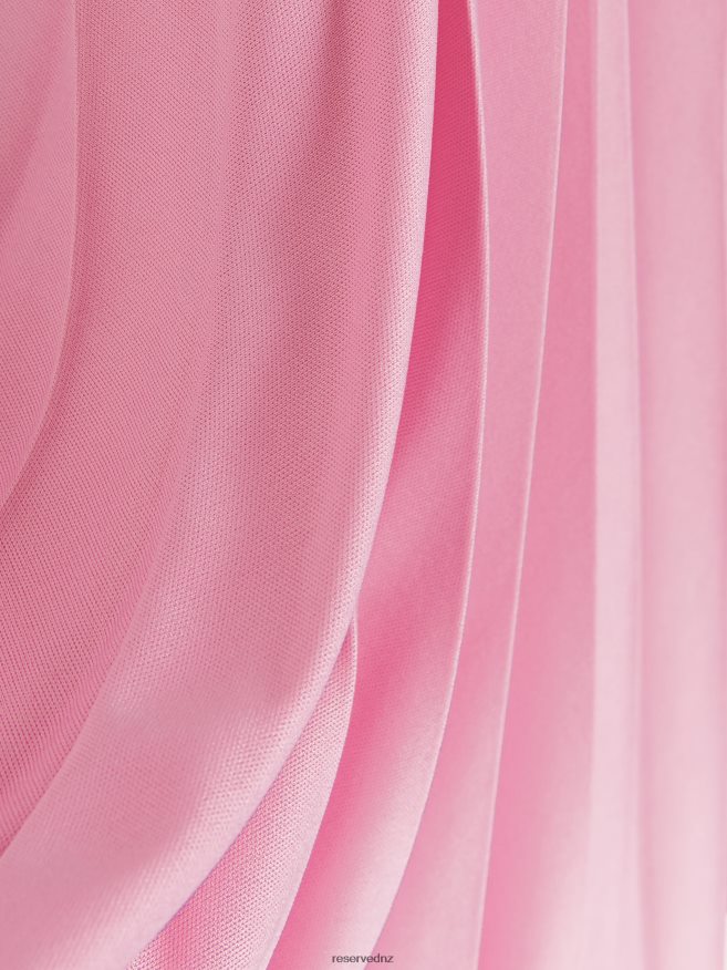 Reserved Women Pleated Skirt P6H08T536 Apparel Pastel Pink