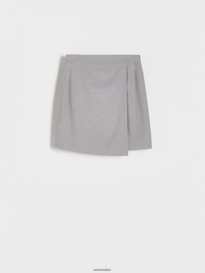 Reserved Women Skirt P6H08T33 Apparel Mid Grey