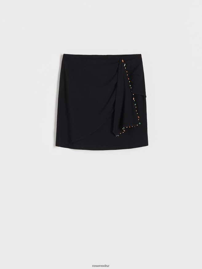 Reserved Women Skirt P6H08T53 Apparel Black
