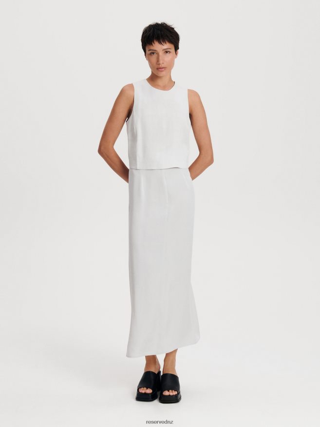 Reserved Women Skirt P6H08T55 Apparel Light Grey