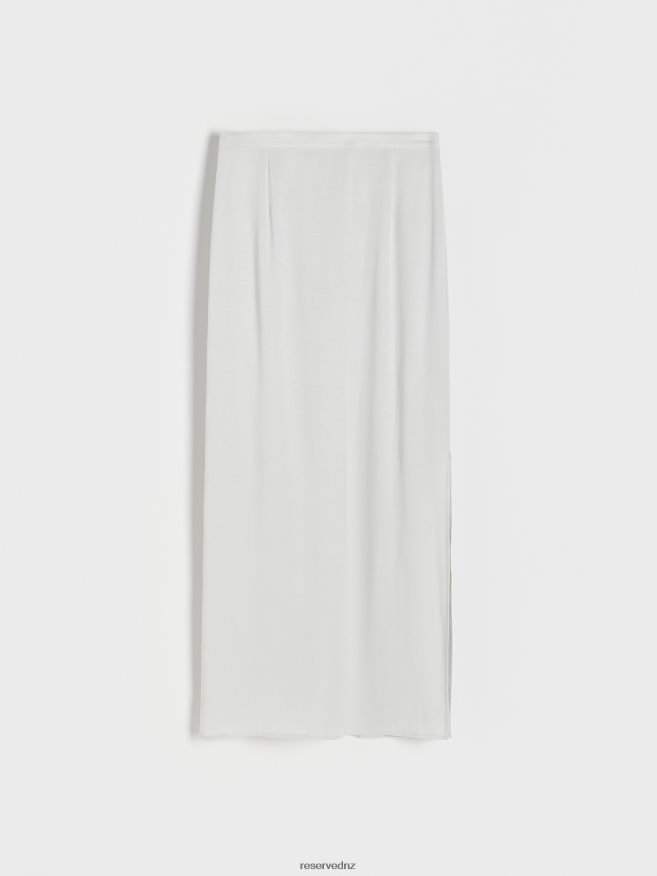 Reserved Women Skirt P6H08T55 Apparel Light Grey