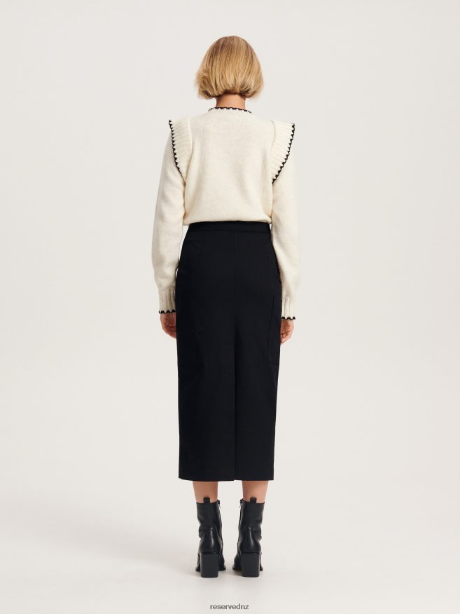 Reserved Women Skirt P6H08T827 Apparel Black