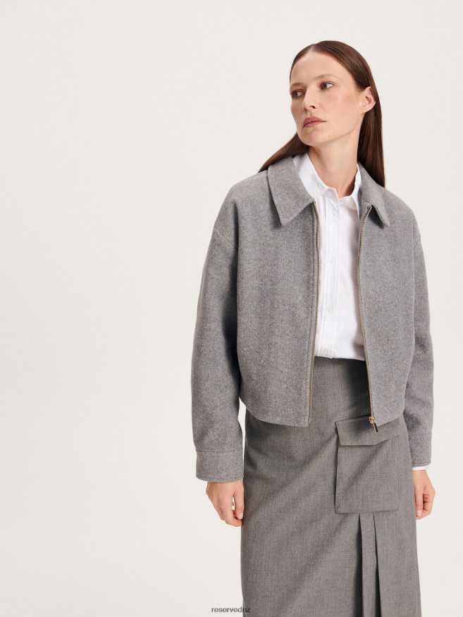 Reserved Women Skirt P6H08T829 Apparel Light Grey