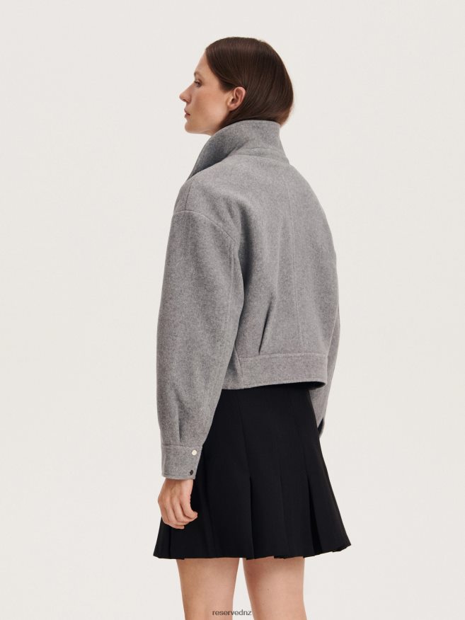 Reserved Women Skirt With Pleats P6H08T192 Apparel Black