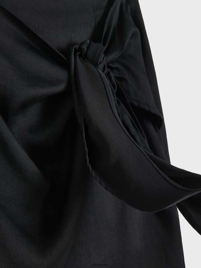 Reserved Women Skirt With Tie Detail P6H08T851 Apparel Black