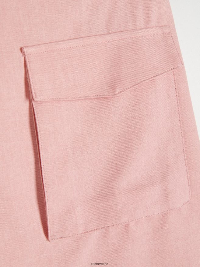 Reserved Women Wrap Mini Skirt P6H08T138 Apparel Pink