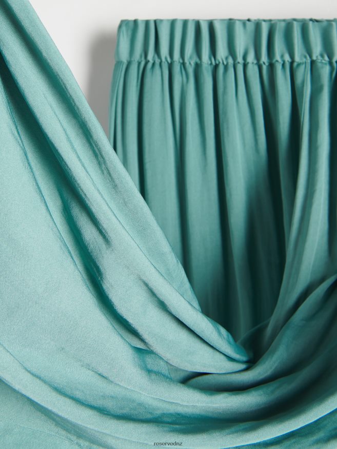 Reserved Women Culotte Trousers P6H08T628 Apparel Pale Green