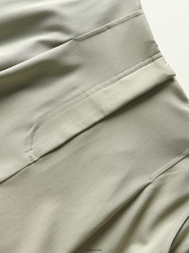 Reserved Women Lyocell Blend Trousers P6H08T725 Apparel Pale Green