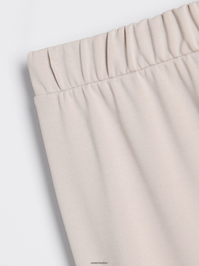 Reserved Women Modal Rich Trousers P6H08T734 Apparel Beige