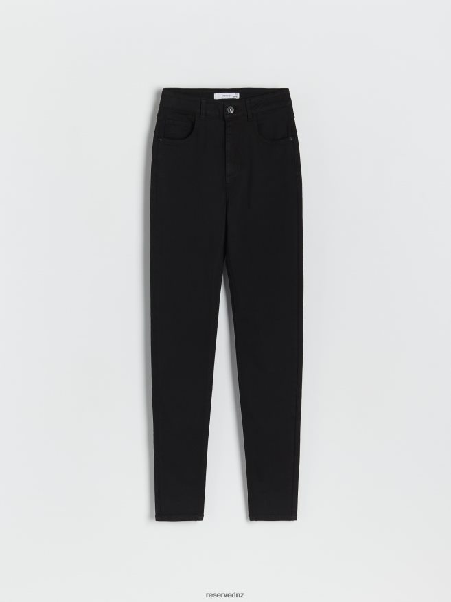 Reserved Women Plain Trousers P6H08T654 Apparel Black