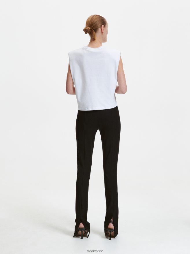 Reserved Women Plain Trousers P6H08T706 Apparel Black