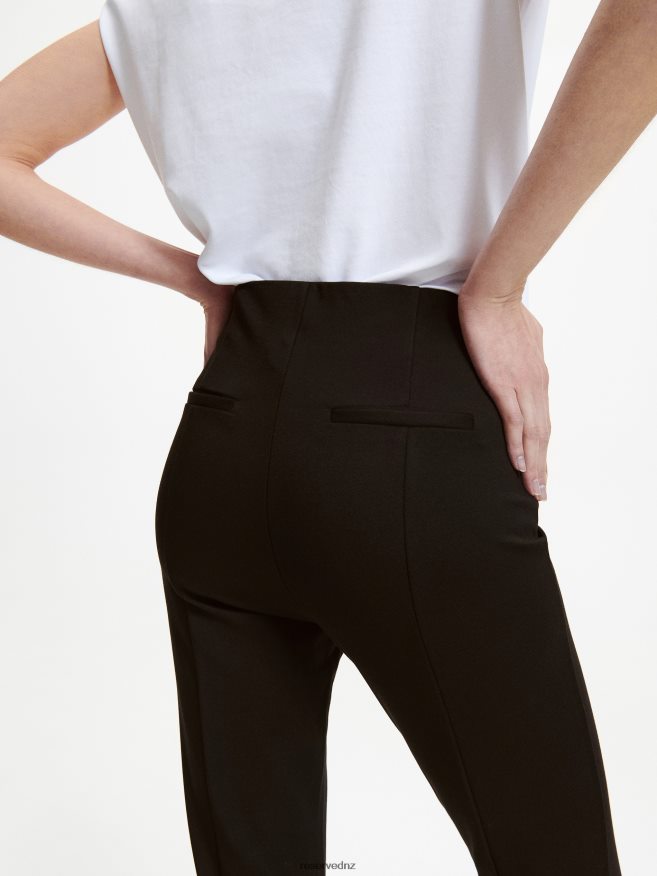 Reserved Women Plain Trousers P6H08T706 Apparel Black
