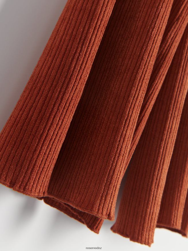 Reserved Women Structural Jersey Trousers P6H08T705 Apparel Carmine