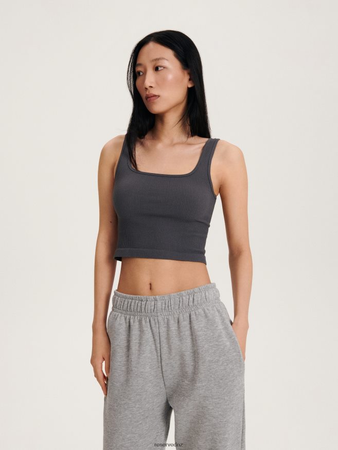 Reserved Women Trousers P6H08T545 Apparel Light Grey