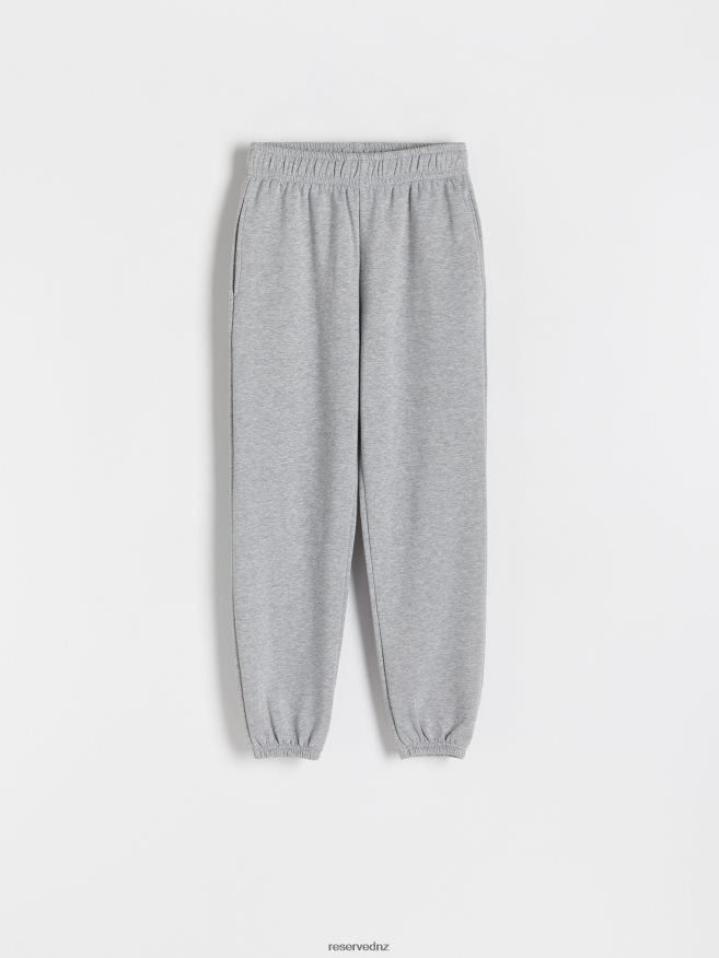 Reserved Women Trousers P6H08T545 Apparel Light Grey