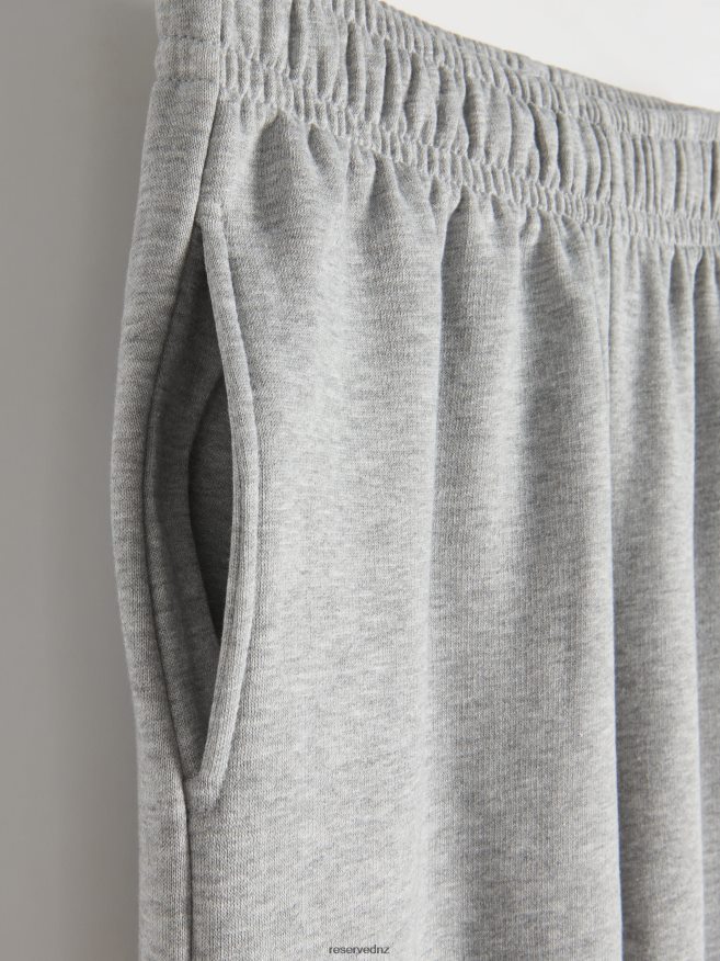 Reserved Women Trousers P6H08T545 Apparel Light Grey