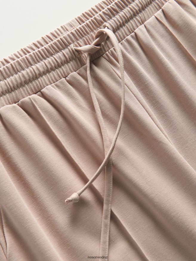 Reserved Women Viscose Rich Trousers P6H08T707 Apparel Nude