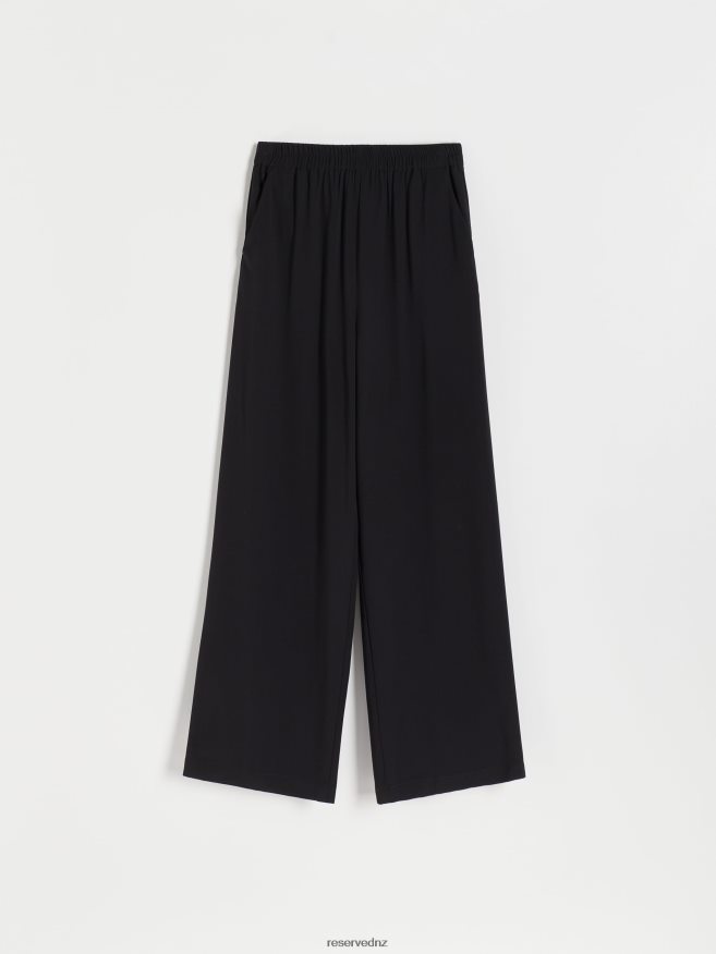 Reserved Women Viscose Trousers P6H08T111 Apparel Black