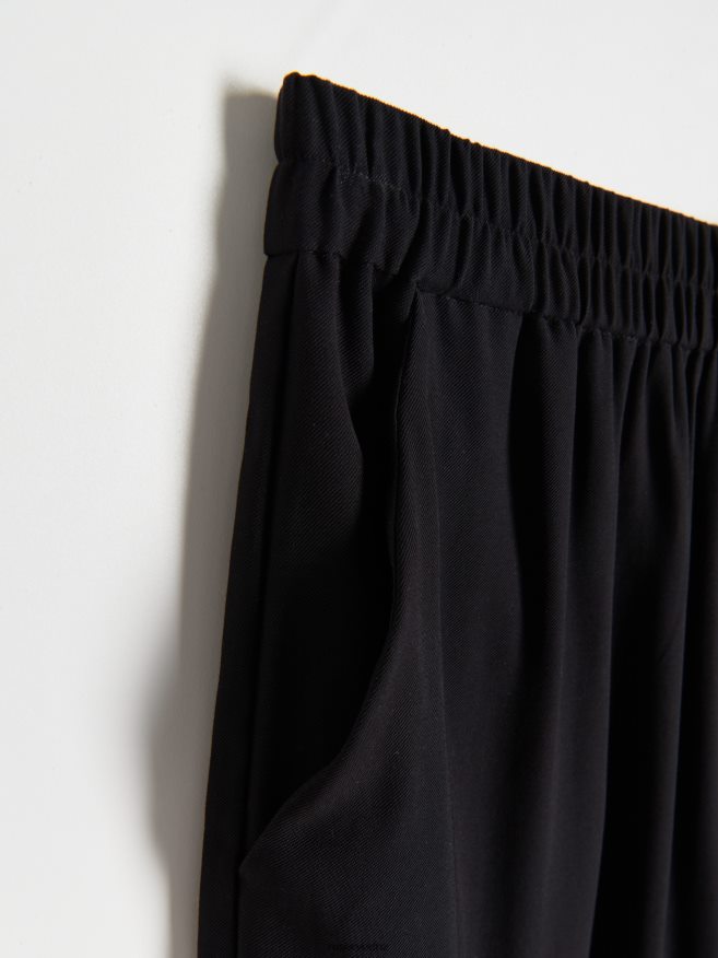 Reserved Women Viscose Trousers P6H08T111 Apparel Black