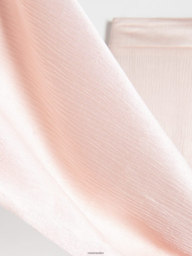 Reserved Women Viscose Trousers P6H08T693 Apparel Pastel Pink