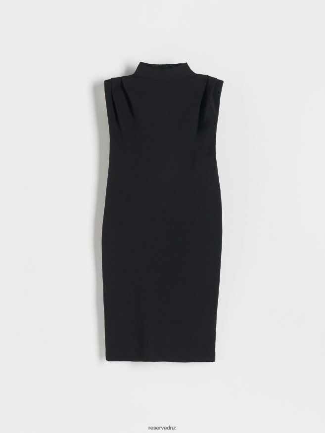 Reserved Women Body Con Mini Dress P6H08T224 Apparel Black