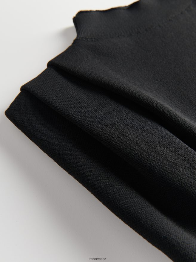 Reserved Women Body Con Mini Dress P6H08T224 Apparel Black