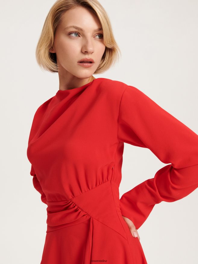 Reserved Women Dress P6H08T225 Apparel Red