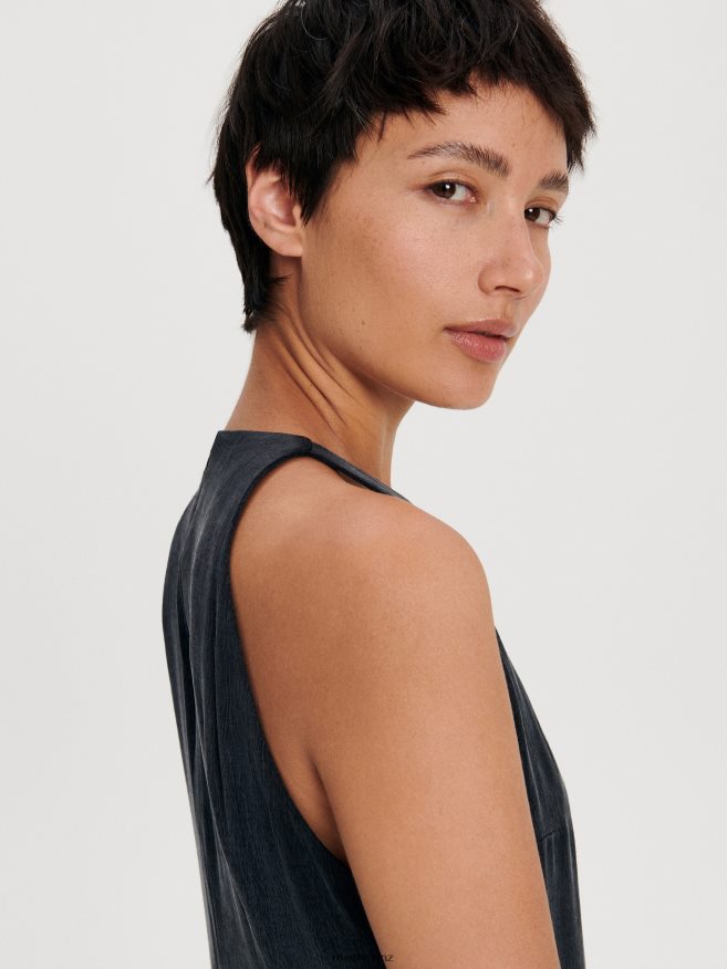 Reserved Women Dress P6H08T94 Apparel Black