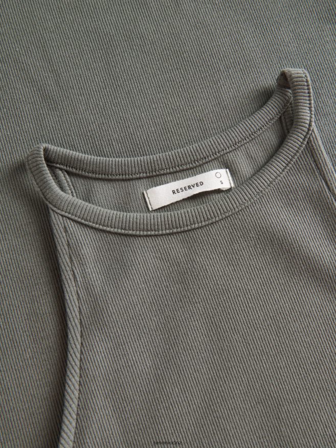 Reserved Women Halter Dress P6H08T228 Apparel Olive