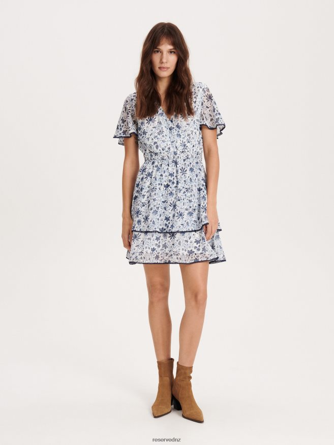 Reserved Women Mini Dress P6H08T11 Apparel Navy