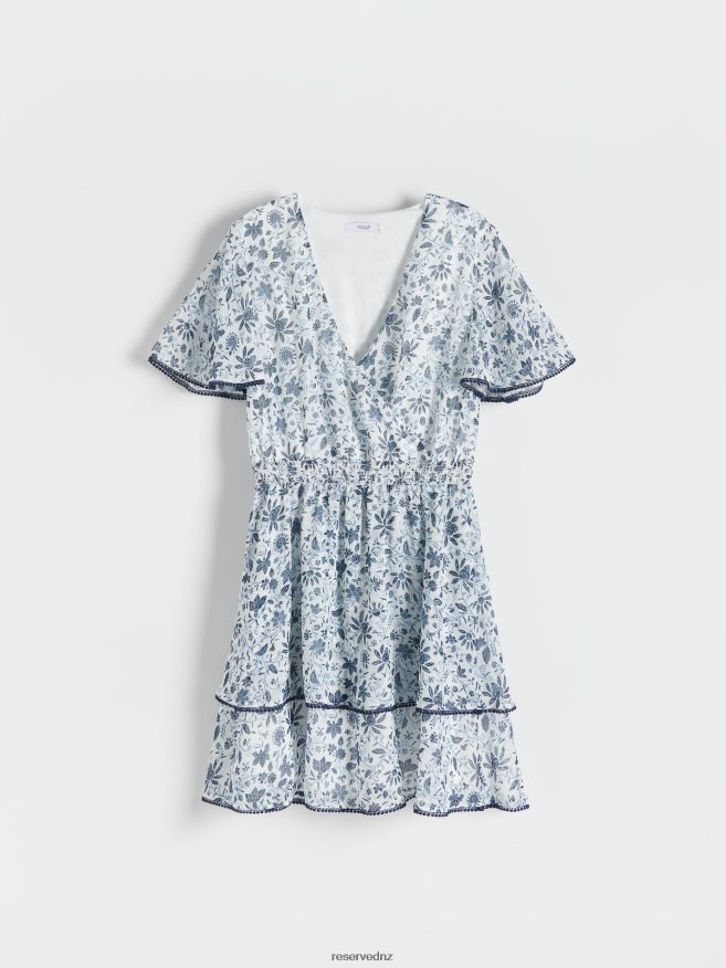 Reserved Women Mini Dress P6H08T11 Apparel Navy