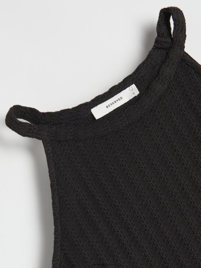 Reserved Women Mini Dress P6H08T221 Apparel Black