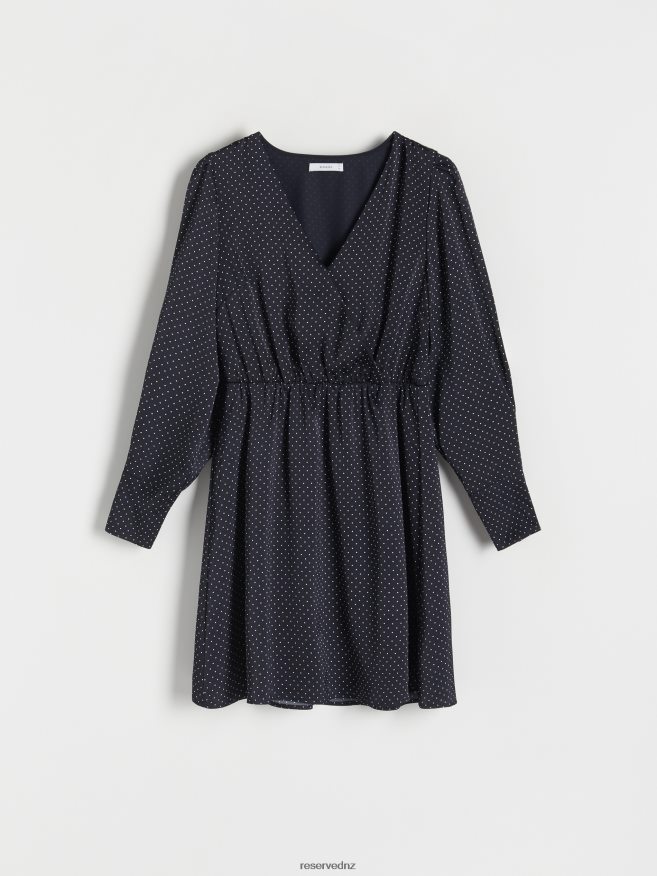 Reserved Women Mini Dress P6H08T238 Apparel Navy