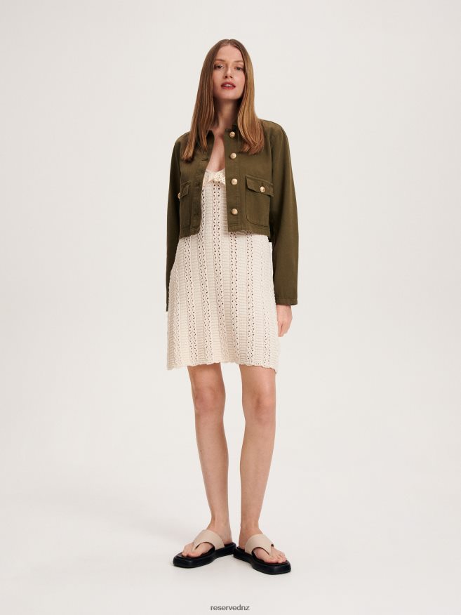 Reserved Women Openwork Dress P6H08T937 Apparel Nude