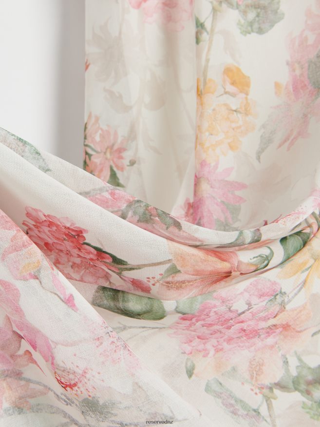 Reserved Women Patterned Midi Dress P6H08T78 Apparel Multicolor