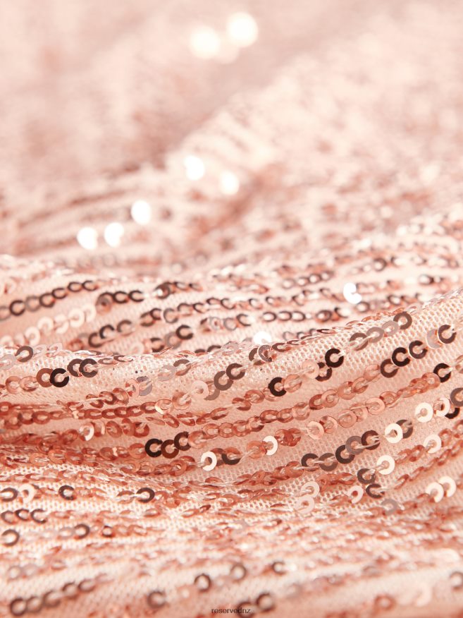 Reserved Women Sequin Mini Dress P6H08T68 Apparel Pastel Pink