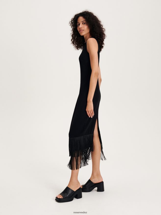 Reserved Women Viscose Dress P6H08T52 Apparel Black