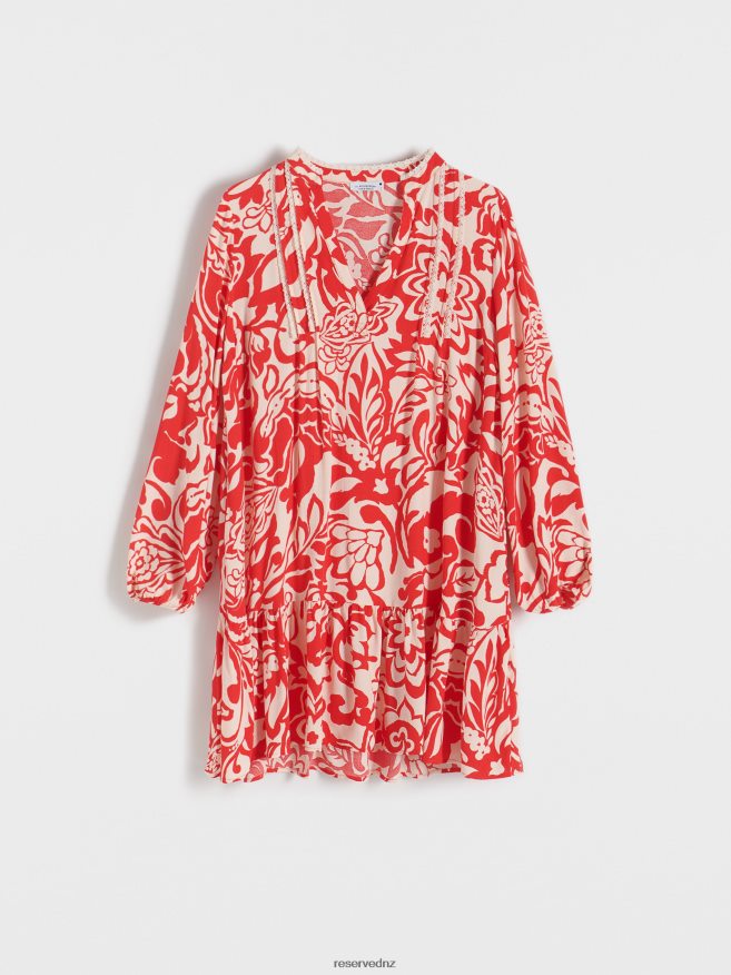 Reserved Women Viscose Dress P6H08T73 Apparel Multicolor