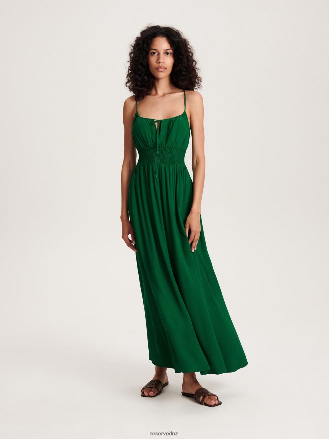 Reserved Women Viscose Dress P6H08T83 Apparel Green