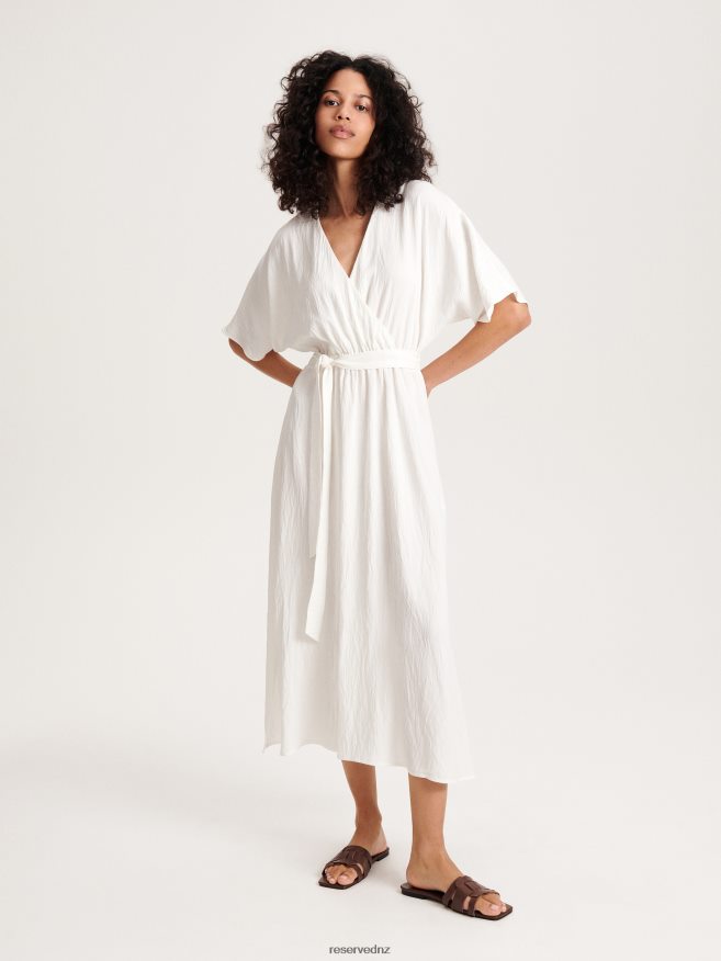 Reserved Women Viscose Rich Maxi Dress P6H08T213 Apparel Cream