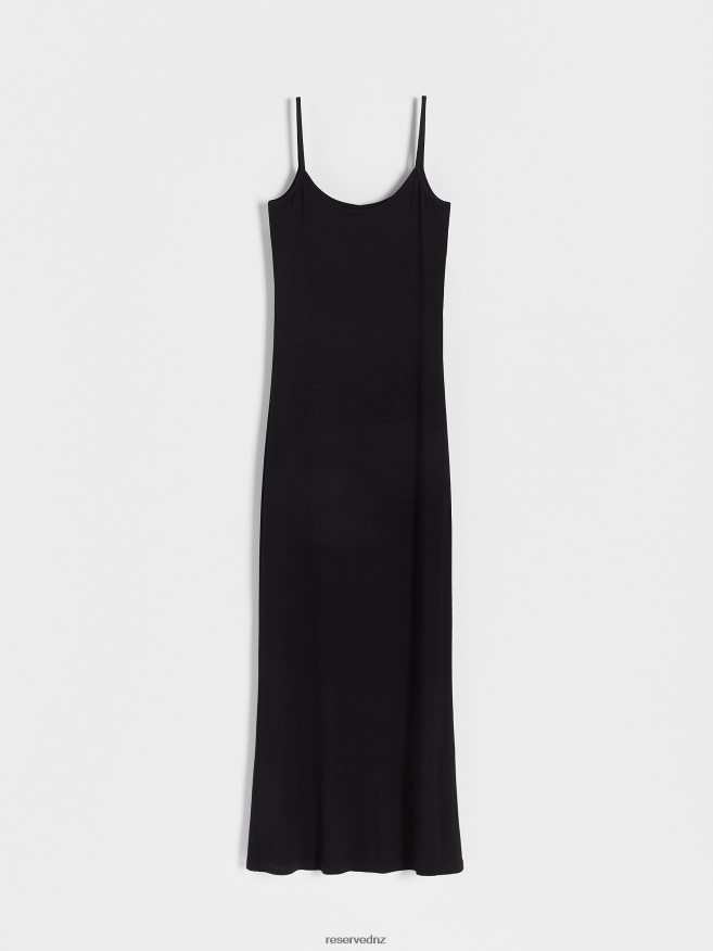 Reserved Women Viscose Rich Maxi Dress P6H08T244 Apparel Black