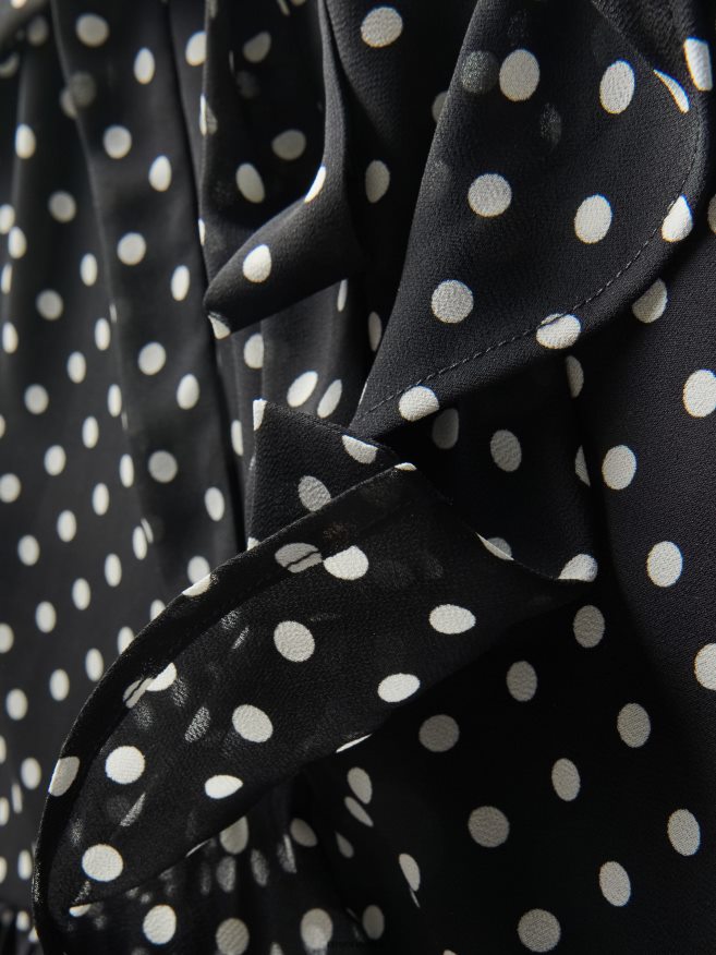 Reserved Women Wrap Front Mini Dress P6H08T6 Apparel Black